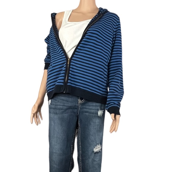 Vintage Lauren Ralph Lauren Zip Hoodie, Blue Navy |M - Picture 3 of 15